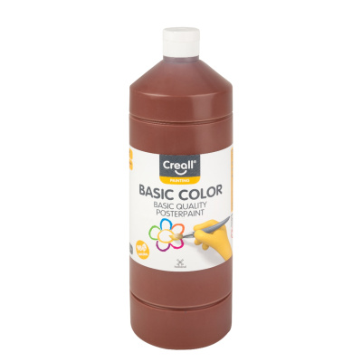 Temperová barva, 500 ml, tmavě hnědá 