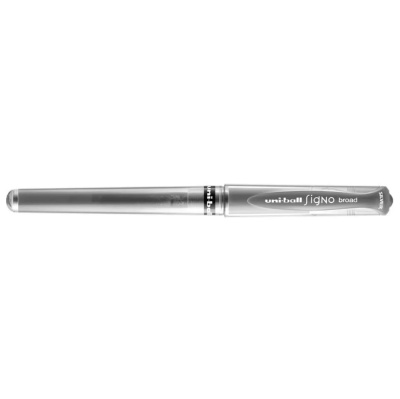 Uni Ball gelový roller UM-153 Signo Broad, 1 mm, stříbrná 