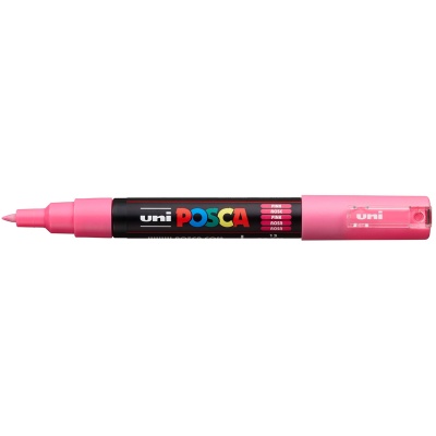Uni Posce fix PC-1M, 0,7 mm, růžový