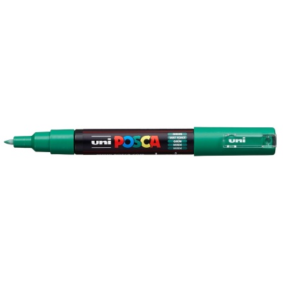 Popisovač Uni Posca PC-1M, 0,7 mm, zelený