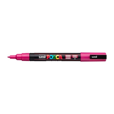 Uni Posce fix PC-3M, 1,3 mm, fuchsia