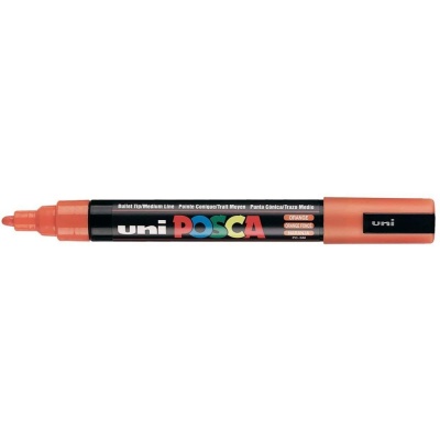 Uni Posce fix PC-5M, 2,5 mm, oranžový