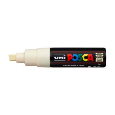 Uni Posca fixka PC-8K, 8 mm, smotanová
