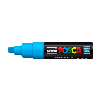 Uni Posca fixka PC-8K, 8 mm, tyrkysová