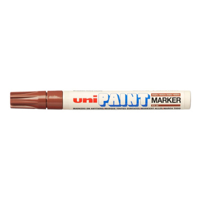 Lakový popisovač UNI PX-20, 2,2 - 2,8 mm, hnědý 