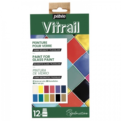 Vitrail, sada velká 12 x 20 ml