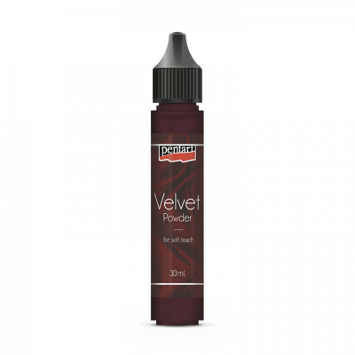 Sametový prášek, 6 g, zemitě hnědý