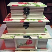 Šperkovnice pomocí techniky decoupage