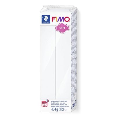 FIMO Soft, 454 g, 0 bílá