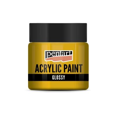 Akrylová barva lesklá 50 ml, sluneční žlutá