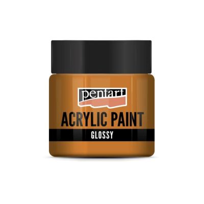 Akrylová barva lesklá 50 ml, pomerančová
