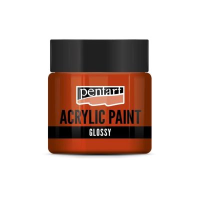Akrylová barva lesklá 50 ml, červená