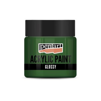 Akrylová barva lesklá 50 ml, zelená