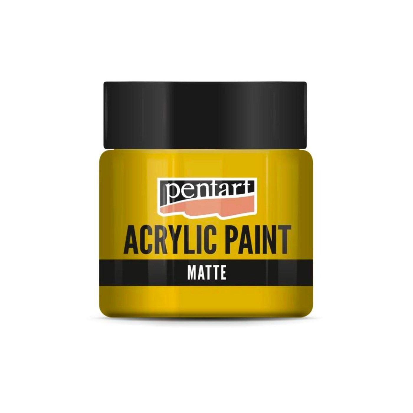 Akrylová barva matná 50 ml, sluneční žlutá