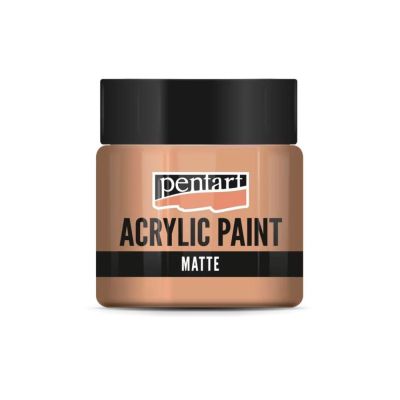 Akrylová barva matná 50 ml, lososová