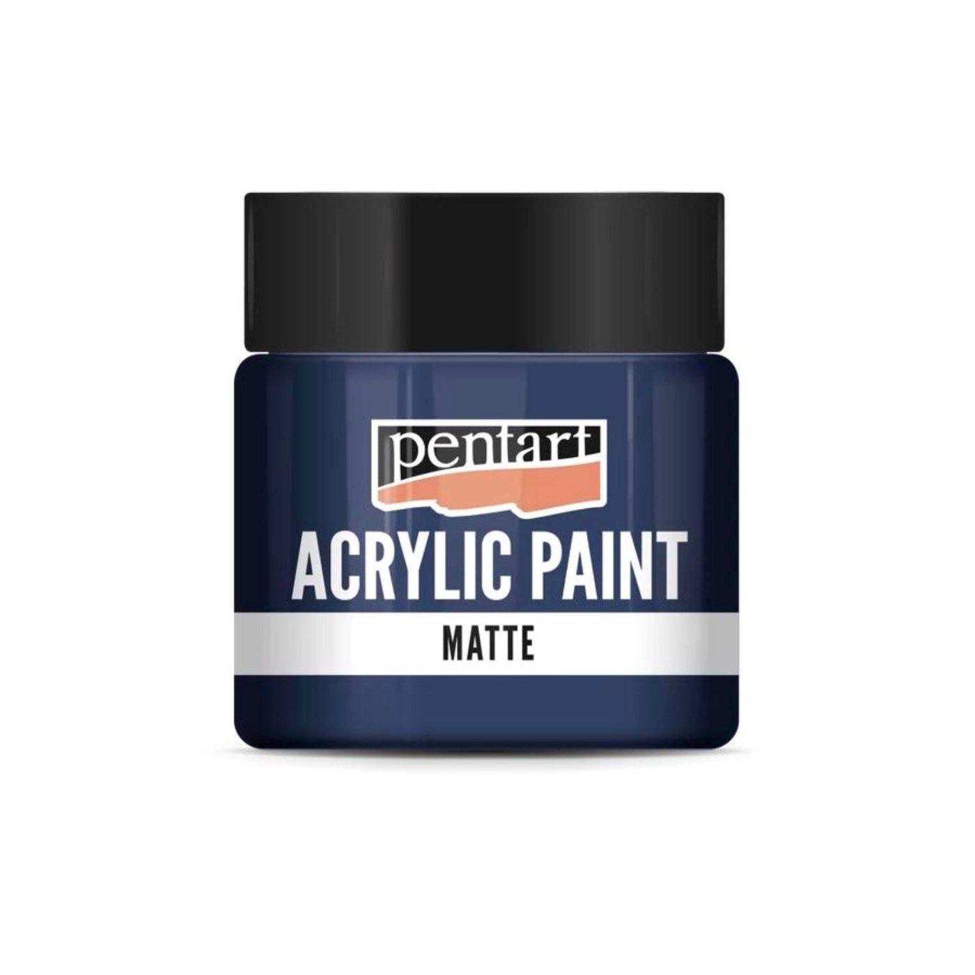 Akrylová barva matná 50 ml, indigová modrá