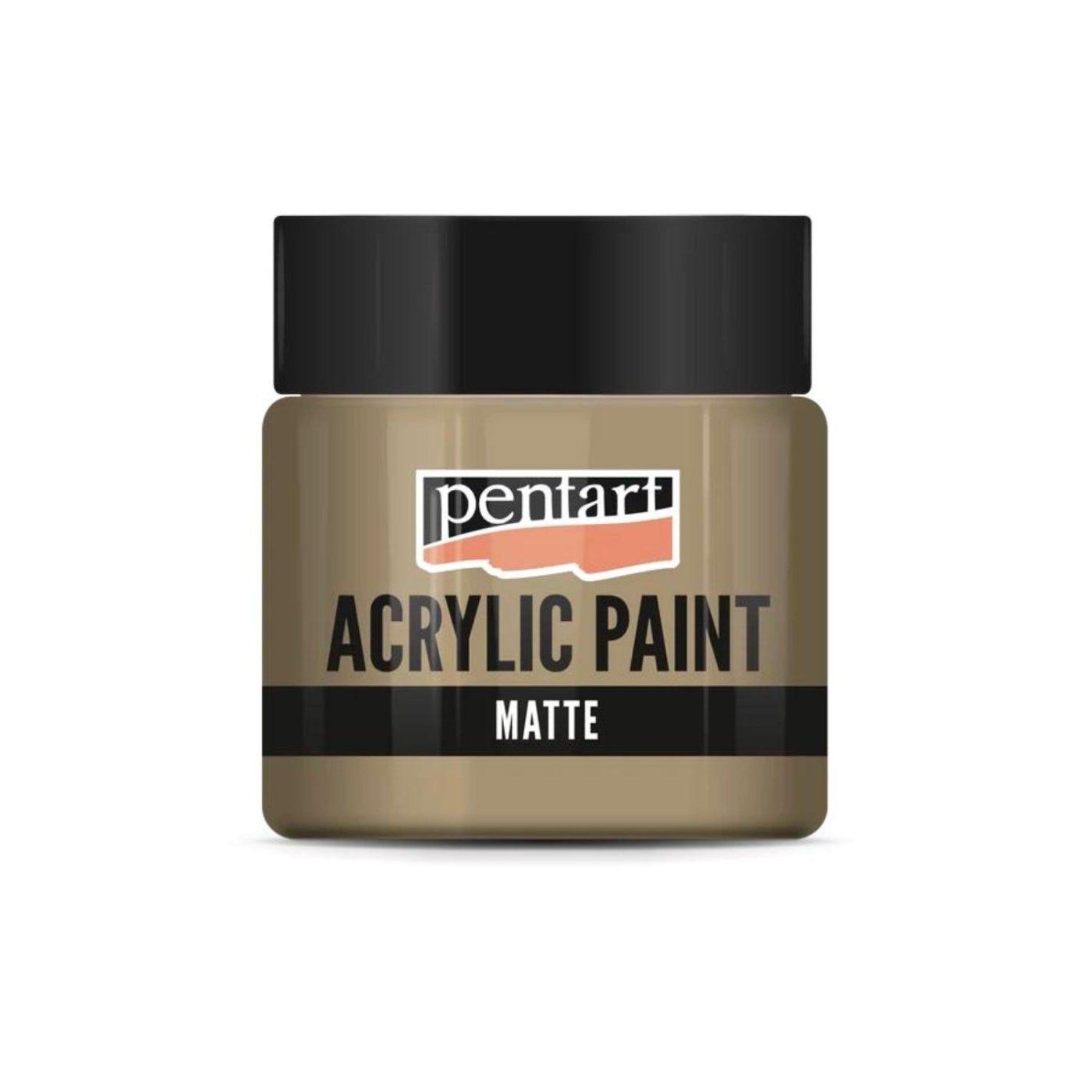 Akrylová barva matná 50 ml, lískový oříšek