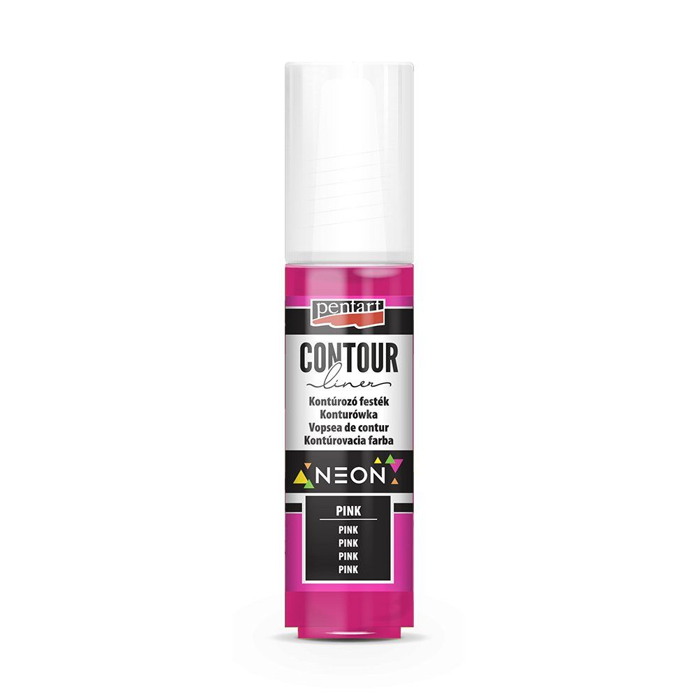 Univerzální konturovací barva 20 ml, neonová růžová