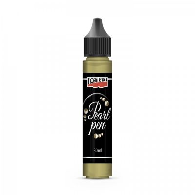 Perleťové pero, 30 ml, starozlatá