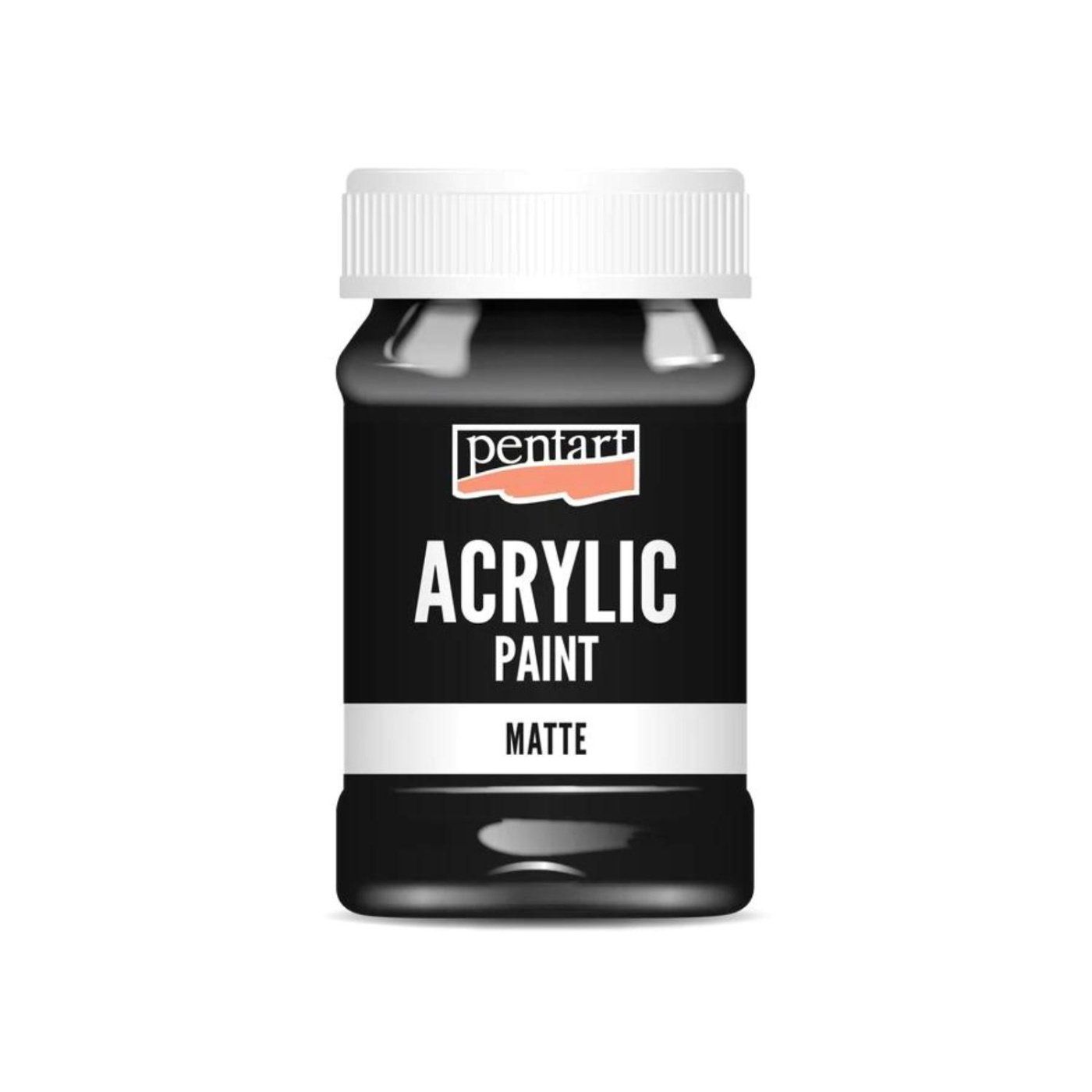 Akrylová barva matná 100 ml, černá