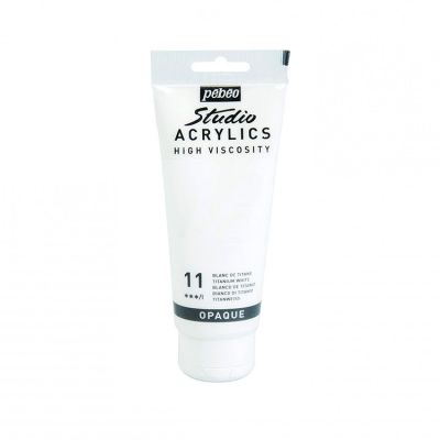 Studio Acrylics 100 ml, 11 Titanium white