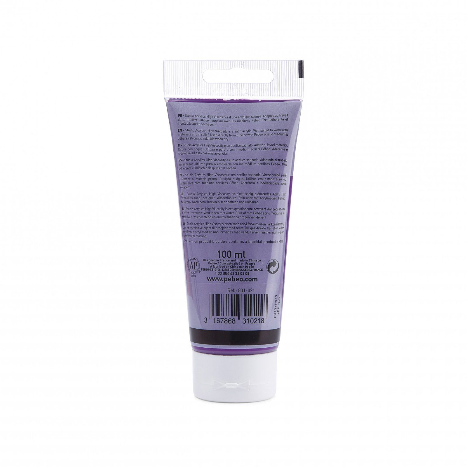 Studio Acrylics 100 ml, 21 Oriental violet