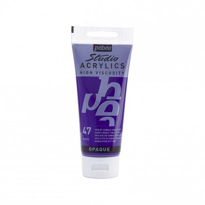 Studio Acrylics 100 ml, 47 Dark cobalt violet