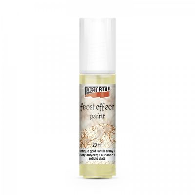 Satinovací barva na sklo 20 ml, antická zlatá