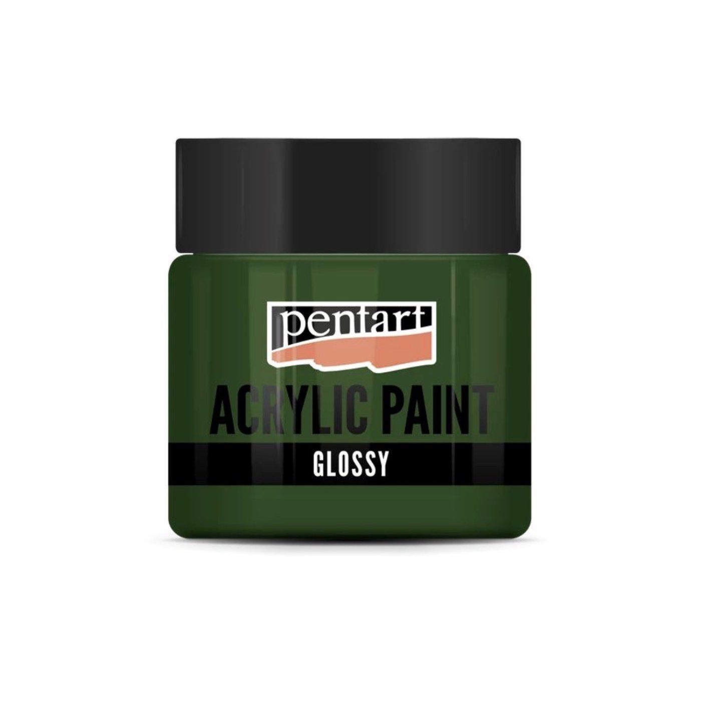 Akrylová barva lesklá 50 ml, jedlová zelená