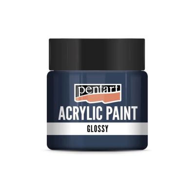 Akrylová barva lesklá 50 ml, indigová modrá