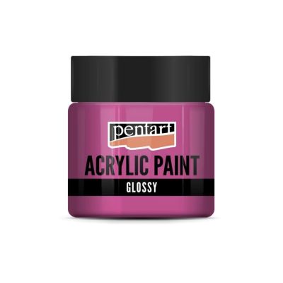 Akrylová barva lesklá 50 ml, magenta