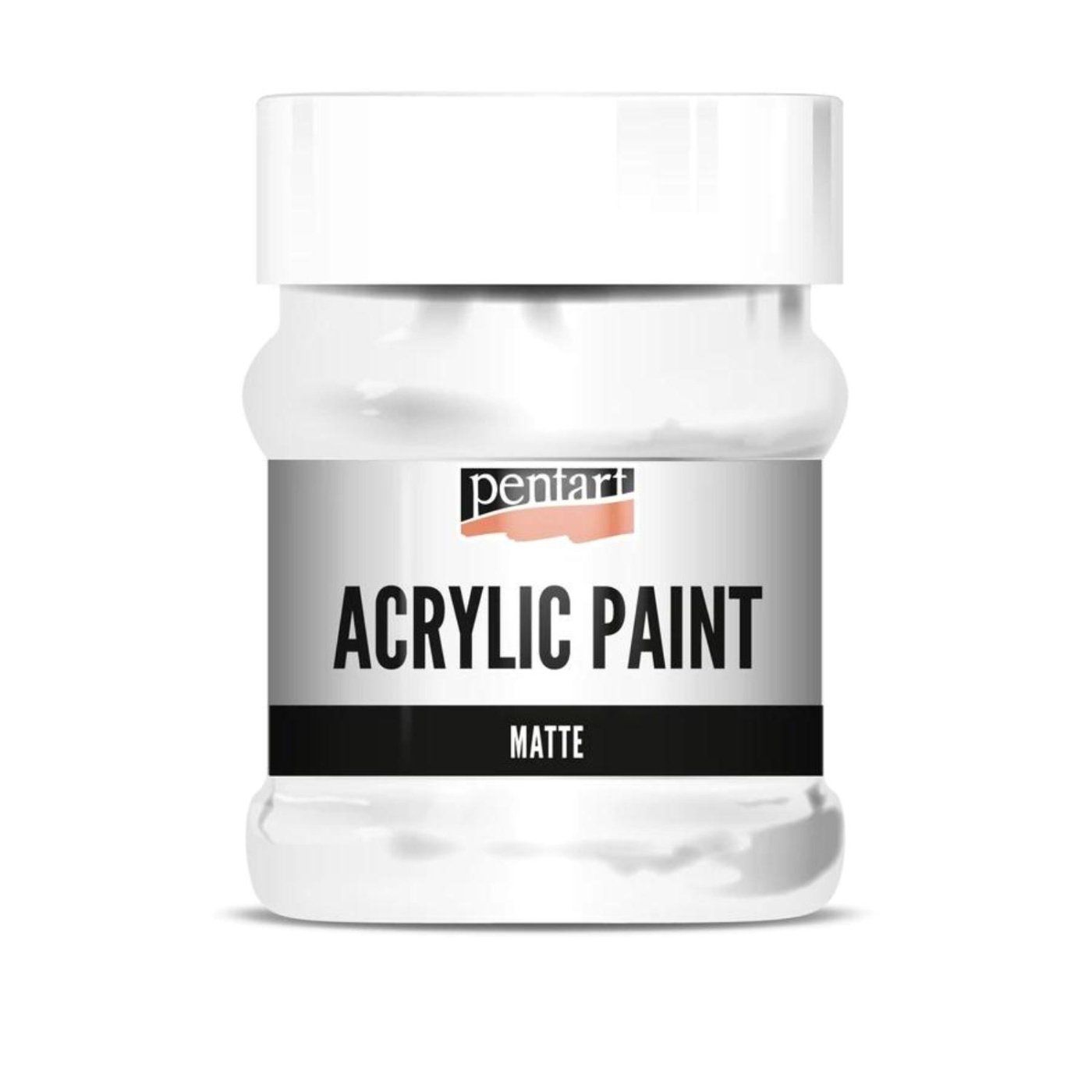 Akrylová barva matná 230 ml, bílá