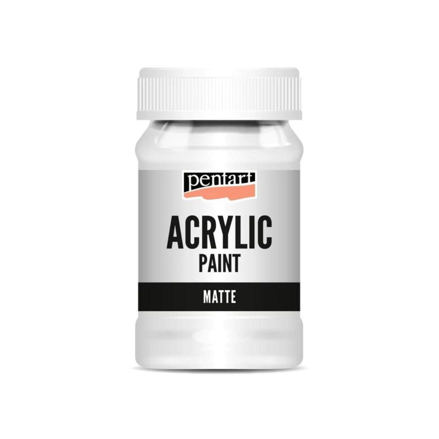 Akrylová barva matná 100 ml, bílá