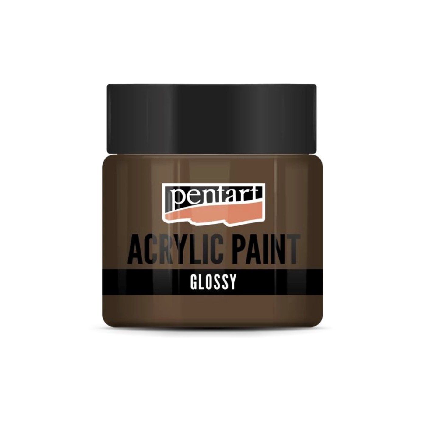 Akrylová barva lesklá 50 ml, světlehnědá