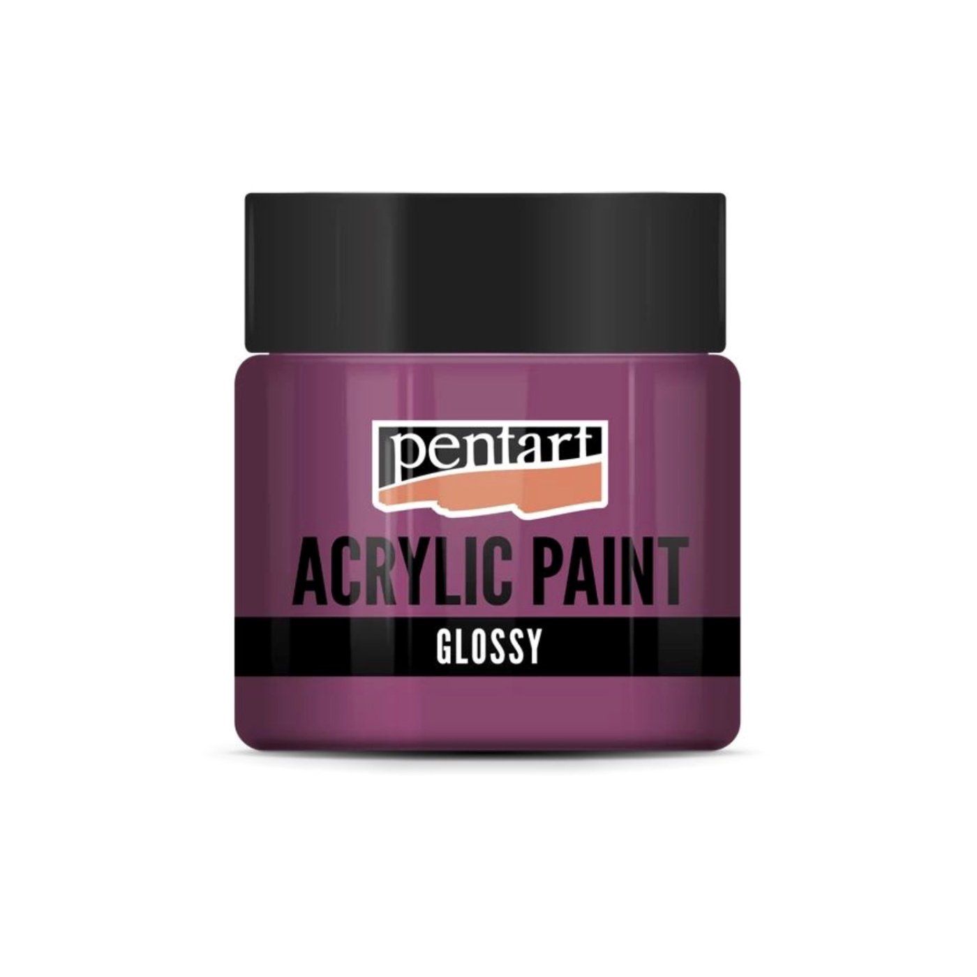 Akrylová barva lesklá 50 ml, starorůžová
