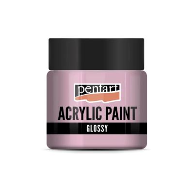 Akrylová barva lesklá 50 ml, růžová