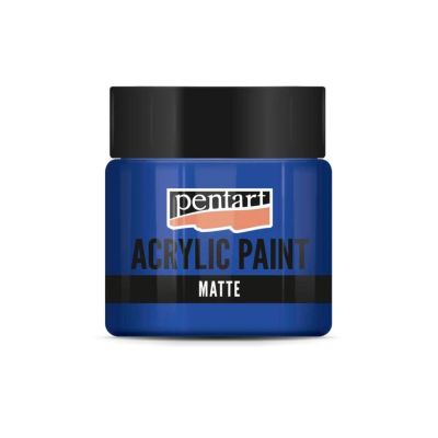 Akrylová barva matná 50 ml, modrá