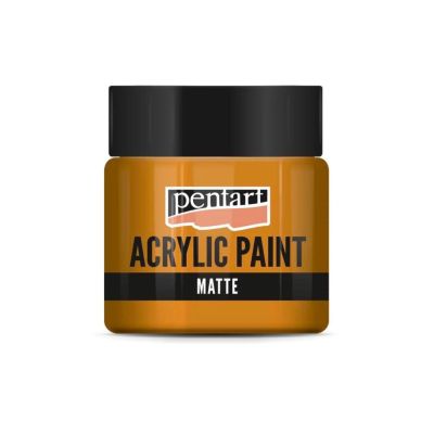 Akrylová barva matná 50 ml, pomerančová