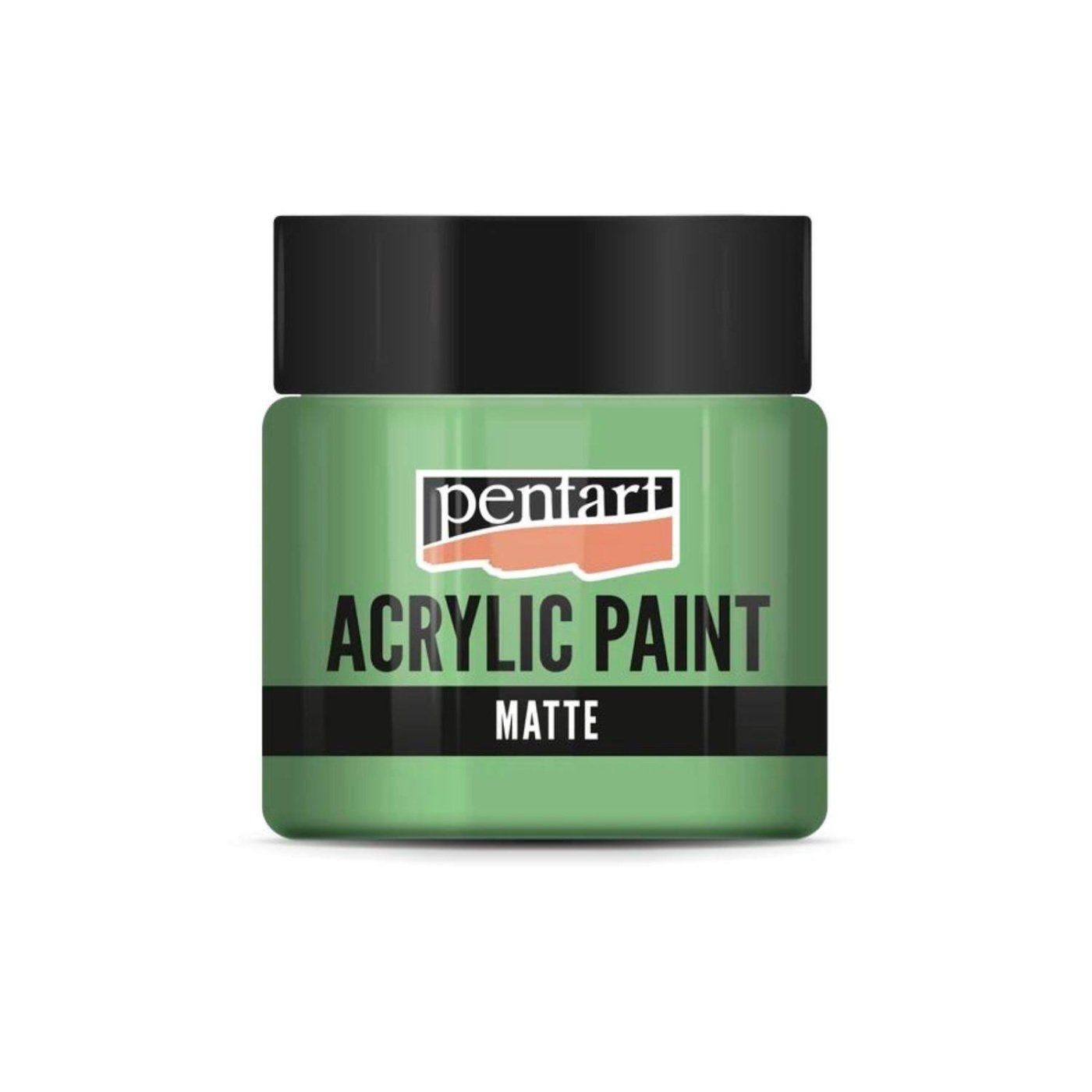 Akrylová barva matná 50 ml, pistáciová