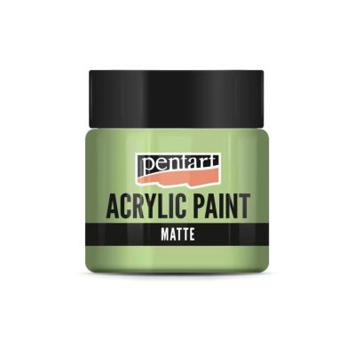 Akrylová barva matná 50 ml, mojito zelená
