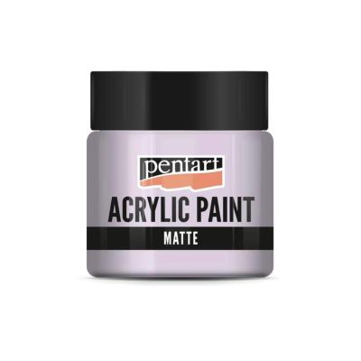 Akrylová barva matná 50 ml, pastelová fialová