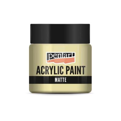 Akrylová barva matná 50 ml, mléčná káva