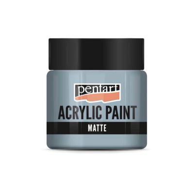 Akrylová barva matná 50 ml, country modrá