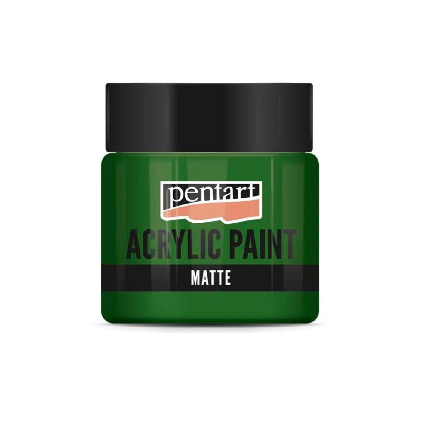 Akrylová barva matná 50 ml, zelená