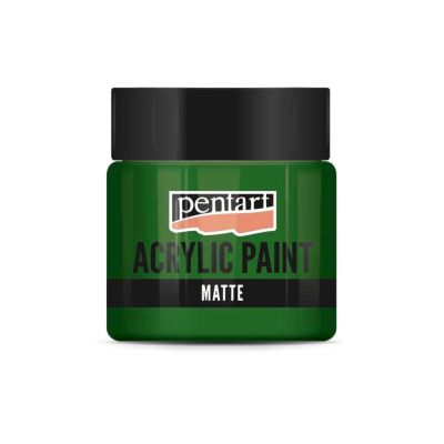 Akrylová barva matná 50 ml, zelená