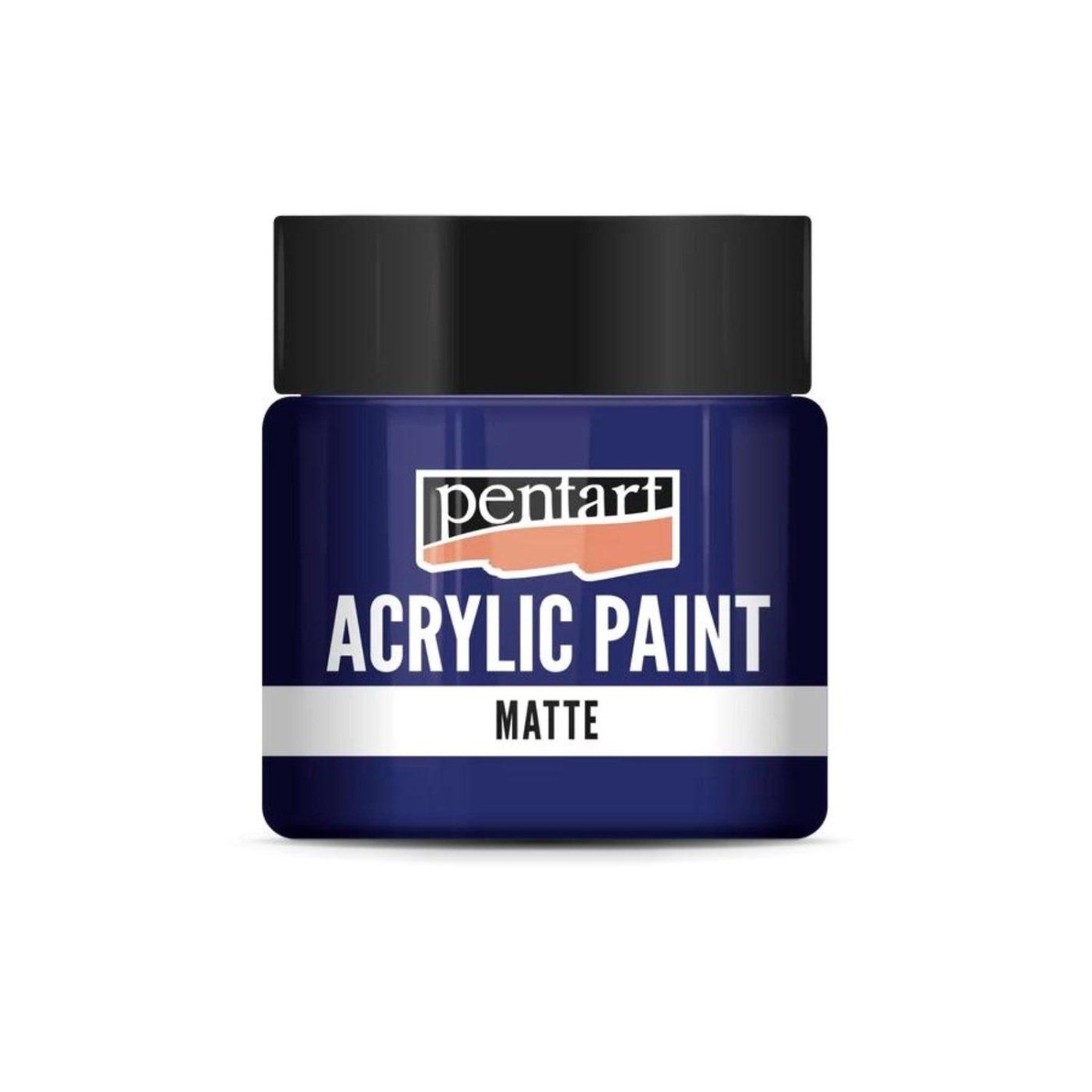 Akrylová barva matná 50 ml, tmavomodrá