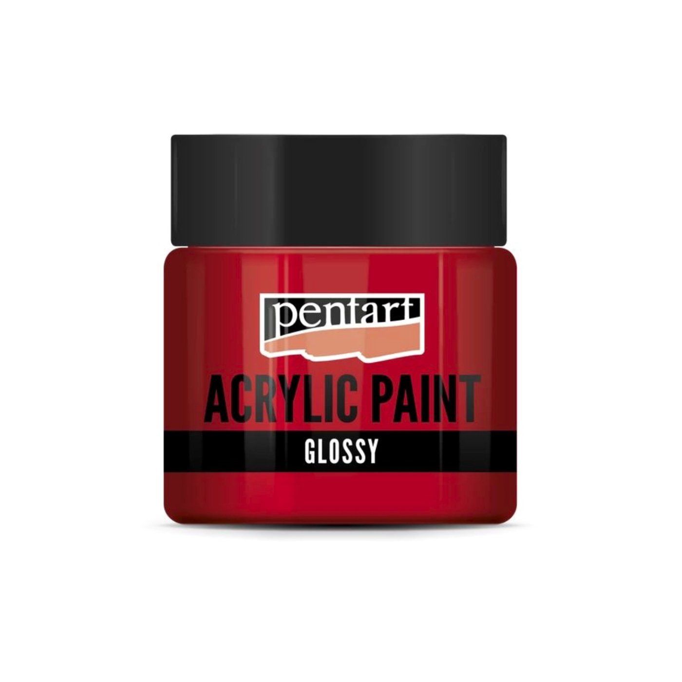 Akrylová barva lesklá 50 ml, růžová červená
