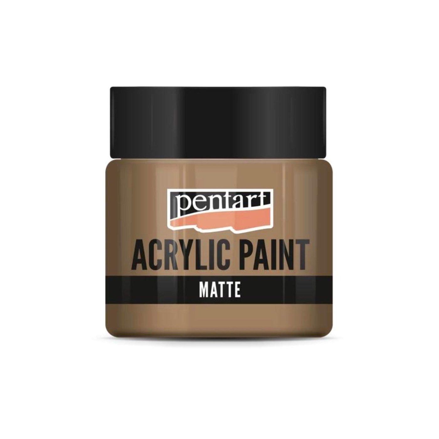 Akrylová barva matná 50 ml, hnědá Mars
