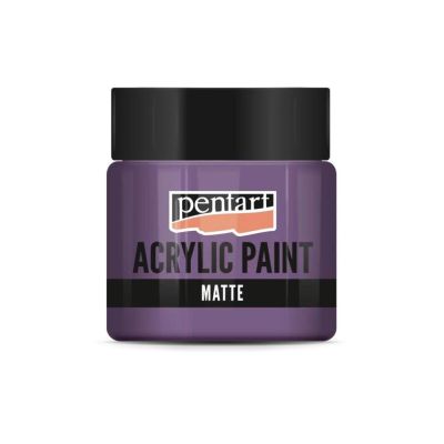 Akrylová barva matná 50 ml, fialová