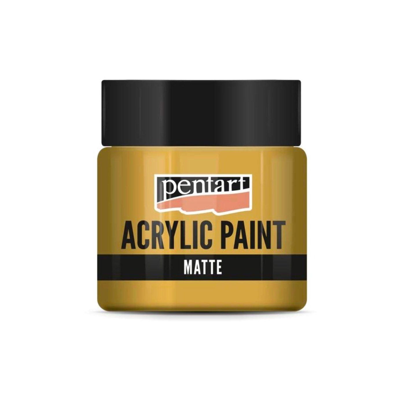 Akrylová barva matná 50 ml, mandarinka